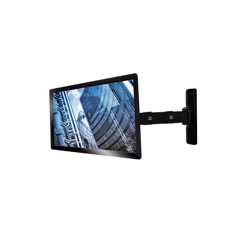 BTEEC035232 Support mural pour écran plat avec un seul bras (VESA 200) - Piano Noir - Gar10a