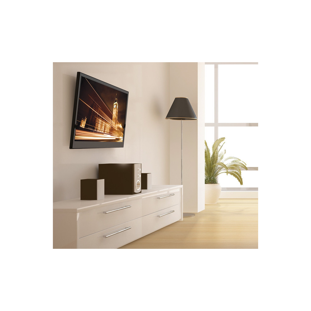 BTEEC035233 Support mural pour écran plat avec inclinaison (VESA 200) - Noir - Gar10ans