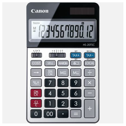 CANCAL35087 Calculatrice Canon HS-20TSC bureau 12 chiffres
