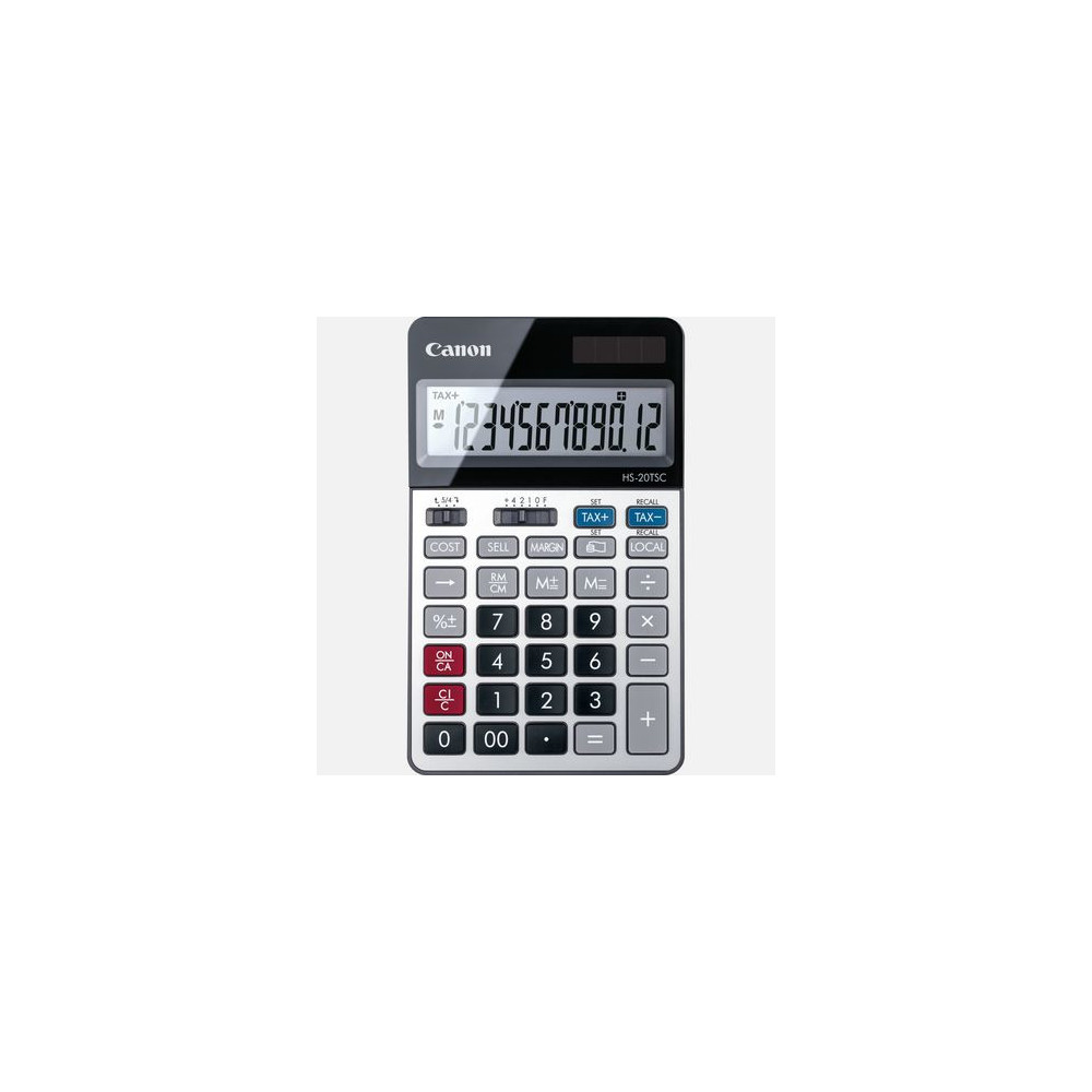 CANCAL35087 Calculatrice Canon HS-20TSC bureau 12 chiffres CANCAL35087 Calculatrice Canon HS-20TSC bureau 12 chiffres