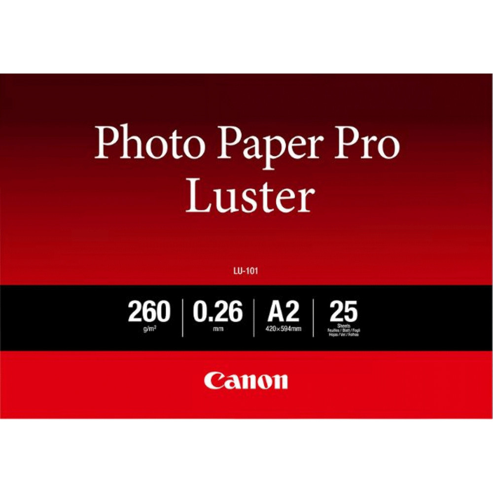 CANPA031323 CANON Papier LU-101 A2 25 feuilles 260g m2 CANPA031323 CANON Papier LU-101 A2 25 feuilles 260g m2