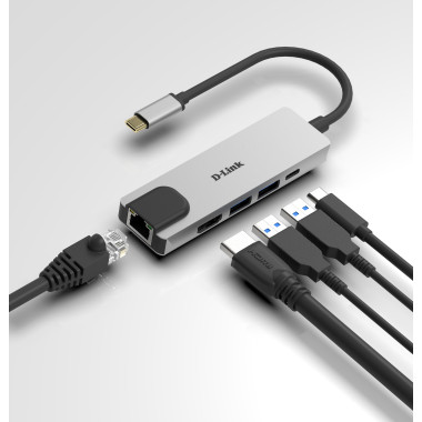 DLIAEX34779 DUB-M520 - Station d'accueil - USB-C (5 en 1) Thunderbolt 3 - HDMI -