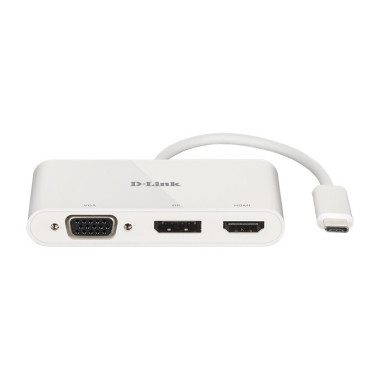 DLIAEX34782 DUB-V310 - Adaptateur vidéo - DisplayPort   HDMI   VGA - USB-C (M) pour HD-15 (