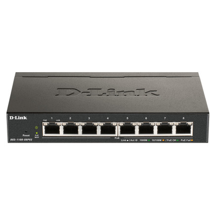 DLISW023266 DGS-1100-08P Switch Gigabit 8 ports POE