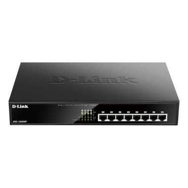 DLISW027225 DGS-1008MP Switch Gb 8P POE+ budget 140W