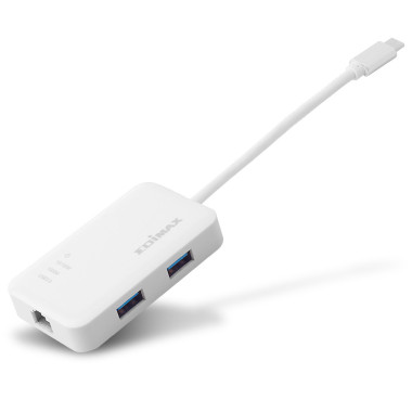 EDIUS028615 EU-4308 adaptateur USB-C vers 3 ports Gb Ethernet