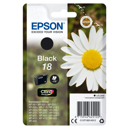 EPSCO020849 Epson T1801 Encre Noir XP-205 302 402