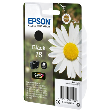 EPSCO020849 Epson T1801 Encre Noir XP-205 302 402