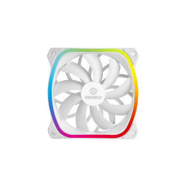 ENEVE033826 ENERMAX SquA RGB White, UCSQARGB12P-W-SG Ventilo Boitier  120mm RGB