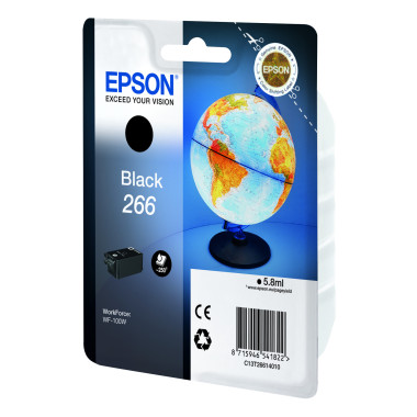 EPSCO034129 Cartouche Epson 266 Noir pour WorkForce WF-100W