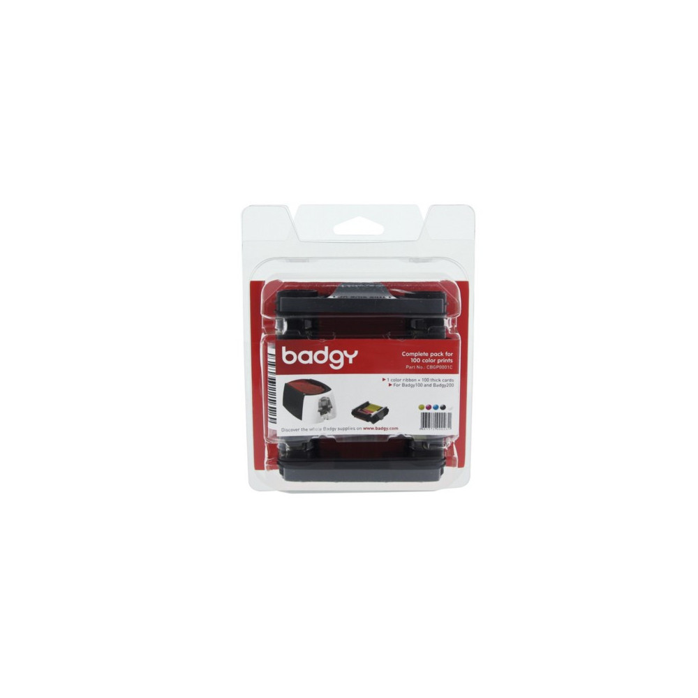 EVOCO033593 Ruban Evolis Badgy 200 + 100 cartes EVOCO033593 Ruban Evolis Badgy 200 + 100 cartes