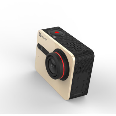EZVCA030213 DESTOCKAGE EZVIZ S5 PLUS ROSE DOREE Camera IP Mobile Etanche Wifi + Bluetooth 4K 30fps