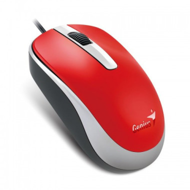 GENSO028649 DESTOCKAGE DX-120 RED Souris optique filaire 1000dpi USB