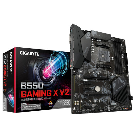 GIGCM036140 GIGABYTE B550 GAMING X V2 - ATX - AMD - B550 - 4DDR4 - 2PCIE X16 - DVI - HDMI