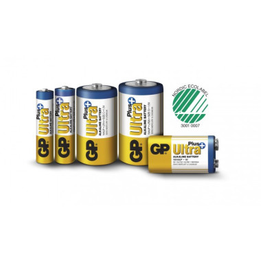 GPBCH033395 Blister 4 piles Ultra Plus  Alcalines AA (LR06)