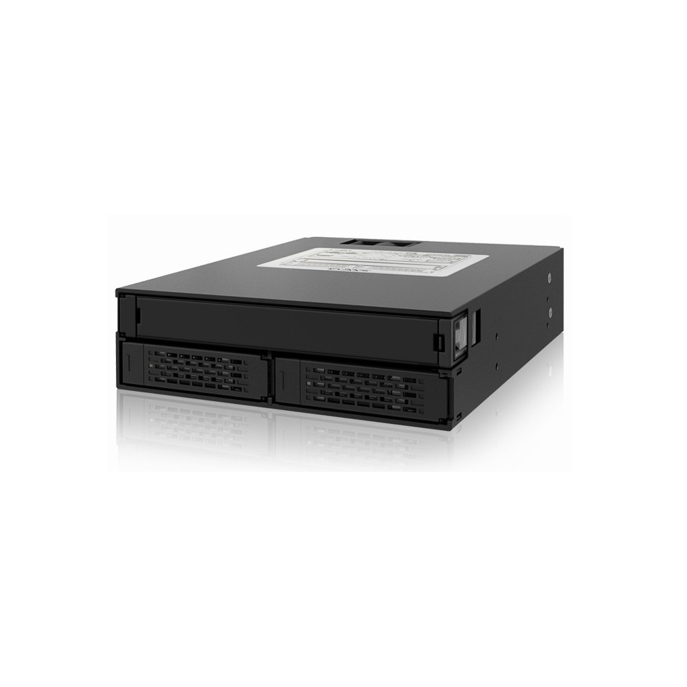 ICYBT021286 Backplane 5.25p pour 2x 2.5p SATA SAS + emp. Lec. Opt. Slim ICYBT021286 Backplane 5.25p pour 2x 2.5p SATA SAS + emp. Lec. Opt. Slim