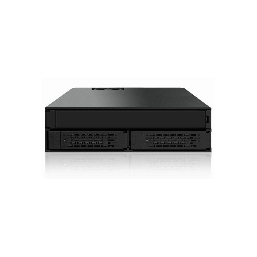 ICYBT021286 Backplane 5.25p pour 2x 2.5p SATA SAS + emp. Lec. Opt. Slim