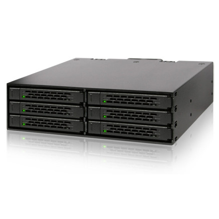 ICYBT023286 Backplane 6 Disques Durs SSD 2.5p SATA en Métal