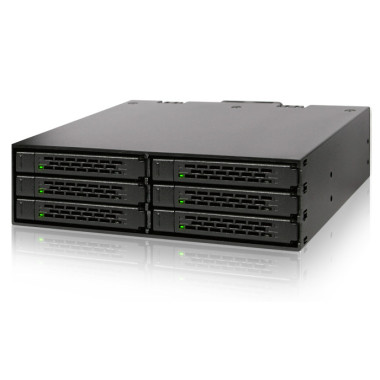 ICYBT023286 Backplane 6 Disques Durs SSD 2.5p SATA en Métal