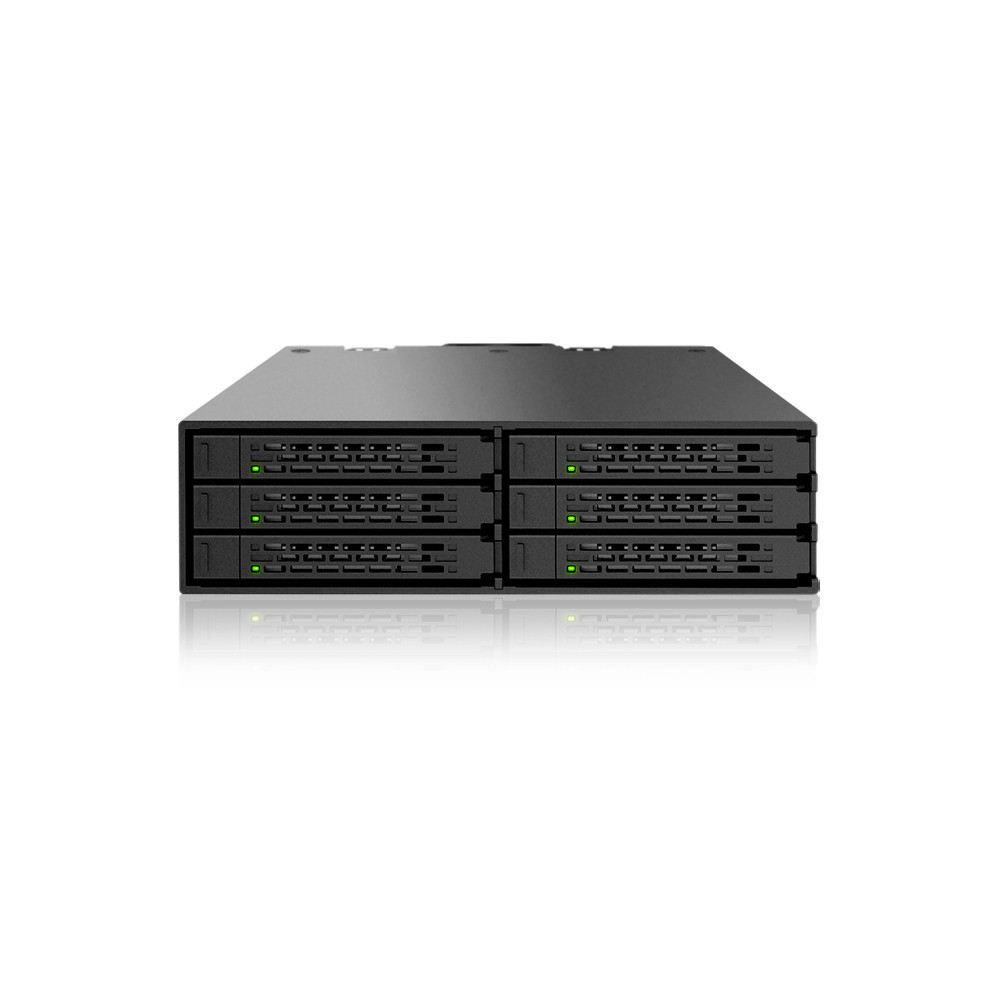 ICYBT023286 Backplane 6 Disques Durs SSD 2.5p SATA en Métal
