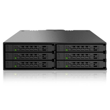 ICYBT023286 Backplane 6 Disques Durs SSD 2.5p SATA en Métal
