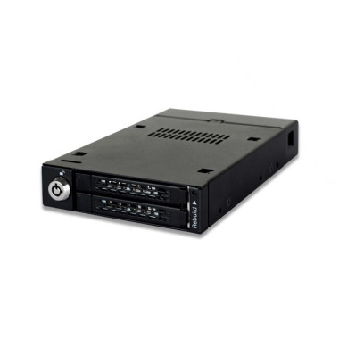 ICYBT033926 Rack int. 2x 3.5p pour DD SSD 2.5p SATA avec RAID
