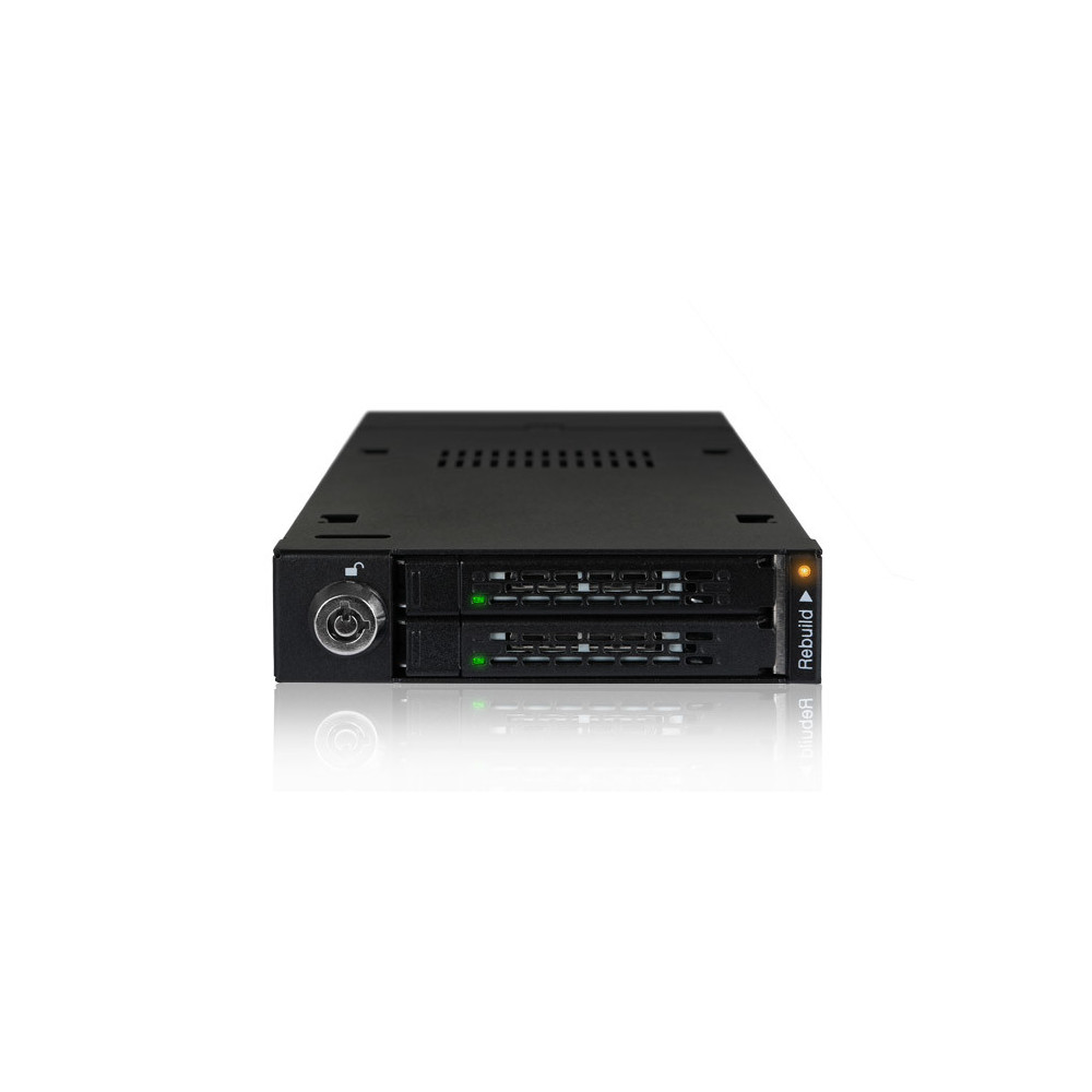ICYBT033926 Rack int. 2x 3.5p pour DD SSD 2.5p SATA avec RAID
