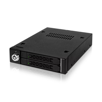 ICYMB021339 Rack amovible en métal  pour 2 DD 2.5p SATA HotSwap