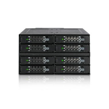 ICYMB035084 MobileRack 5,25p (2x emp)  pour 8 x DD 2.5 SAS SATA