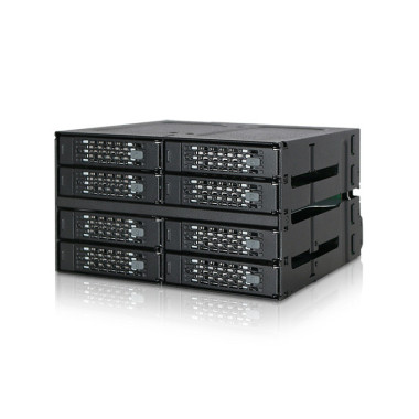 ICYMB035084 MobileRack 5,25p (2x emp)  pour 8 x DD 2.5 SAS SATA