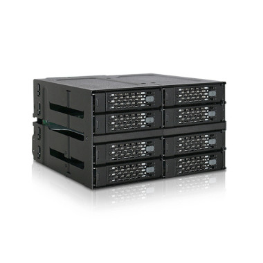 ICYMB035084 MobileRack 5,25p (2x emp)  pour 8 x DD 2.5 SAS SATA