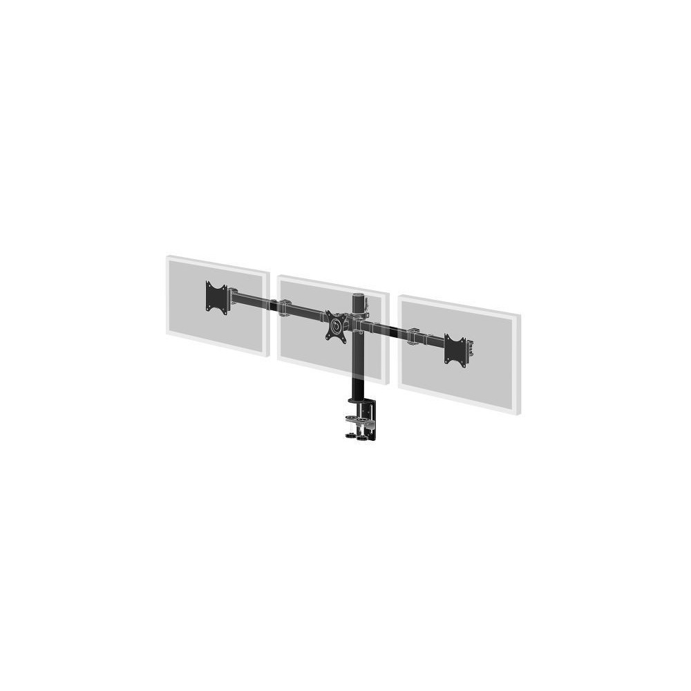 IIYEC031690 Support Bureau à 3 écrans jq 27p Vesa 75 ou 100mm -10kgs IIYEC031690 Support Bureau à 3 écrans jq 27p Vesa 75 ou 100mm -10kgs