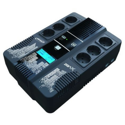 INFON027927 Onduleur INFOSEC Inline Zen-X 800 VA 480W 6p Schuko 1 LED
