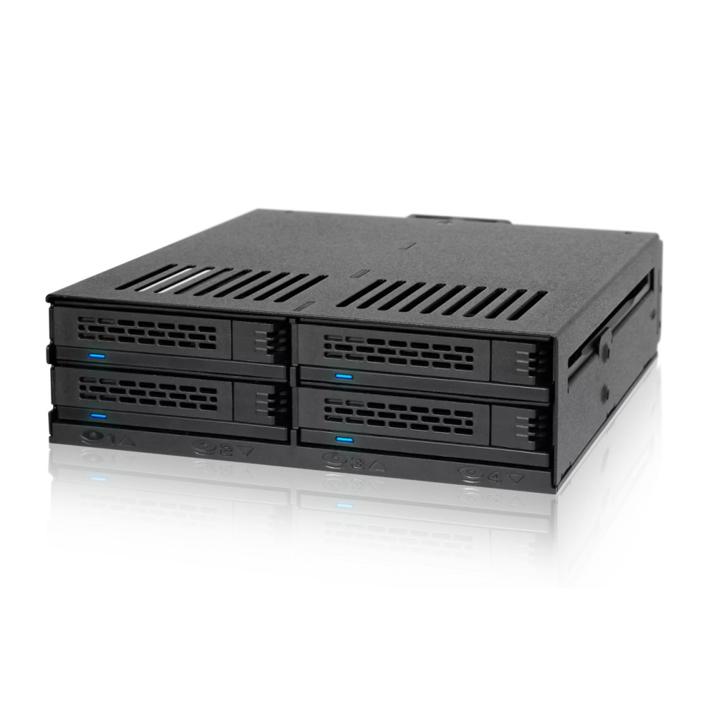 ICYMB024208 ExpessCage Mobile Rack 5.25p pour 4x 2.5p SATA SAS