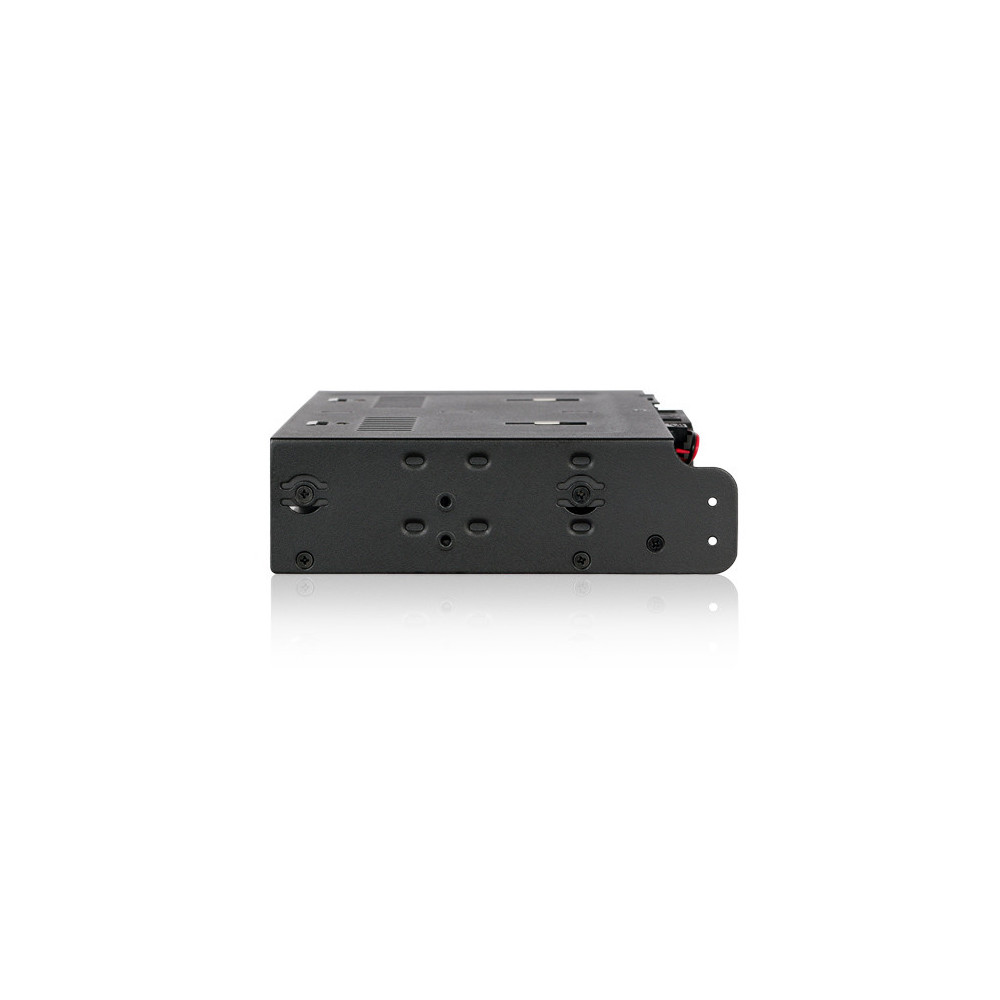 ICYMB027718 MB524SP-B Rack Amovible 4 baies SAS   SATA HDD   SSD 2.5p pour baie de 5.25p