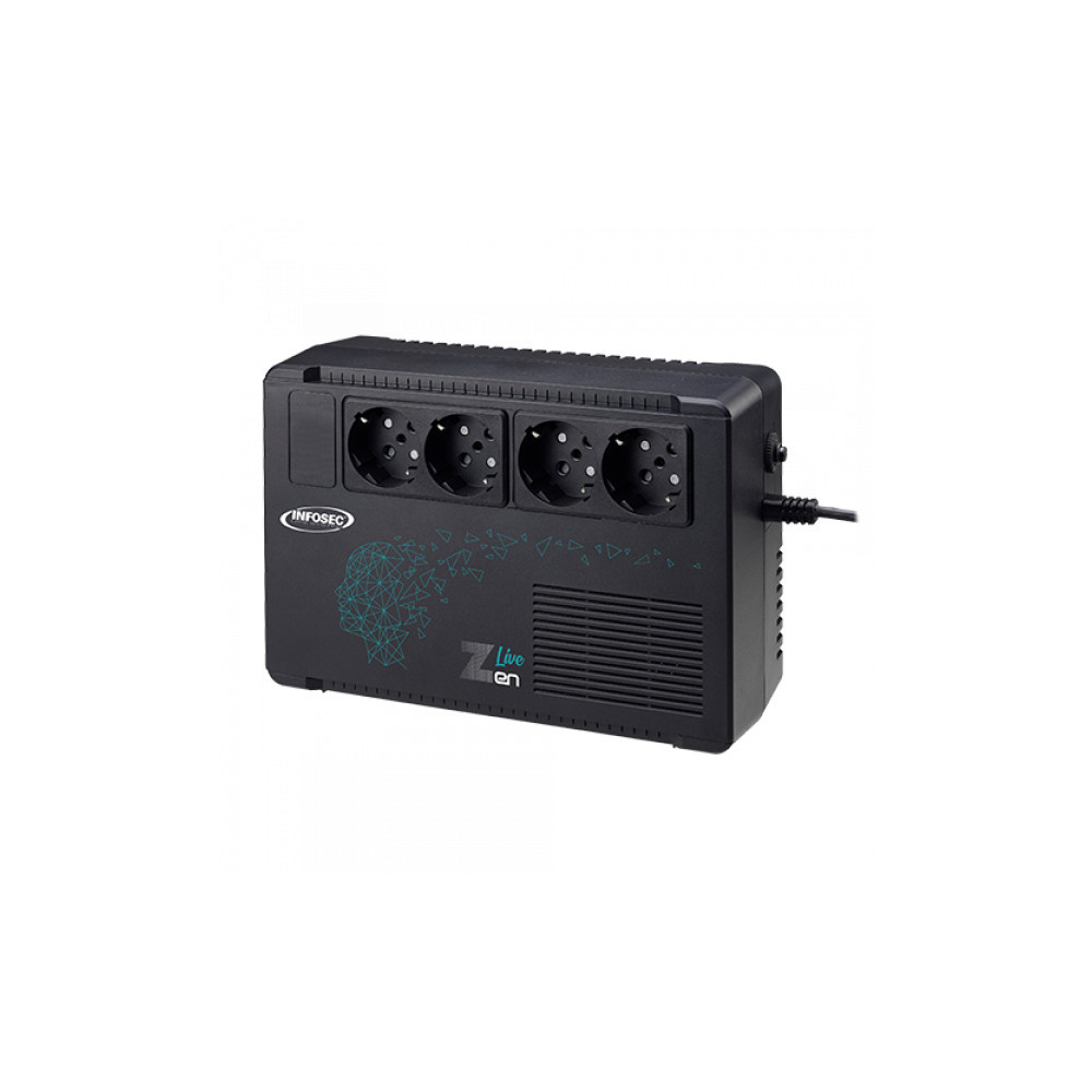 INFON032908 Onduleur Infosec Zen Live 650 650VA 390W INFON032908 Onduleur Infosec Zen Live 650 650VA 390W