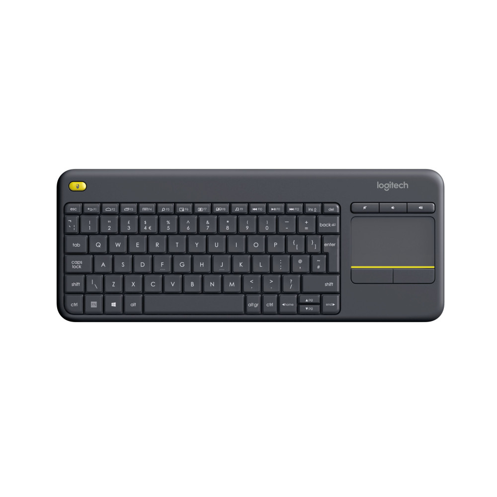LOGCL026141 K400 PLUS BLACK CLavier sans fil avec TouchPad