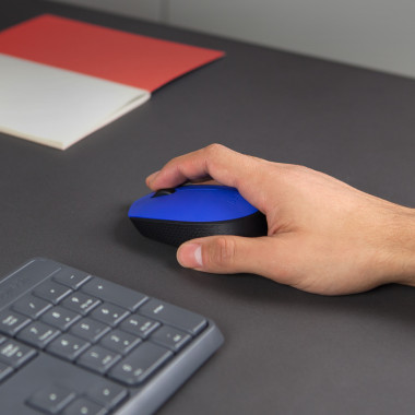 LOGSO026144 SOURIS SANS FIL M171 BLEU 2 4 GHZ