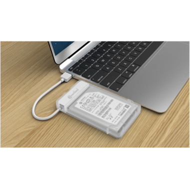 NONBT030689 Boîtier externe 2.5p SATA USB 3.0 Blanc