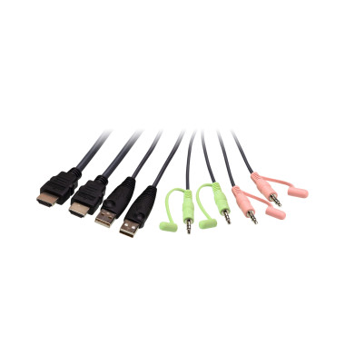 ATEN CS22H - KVM- Audio- USB-S