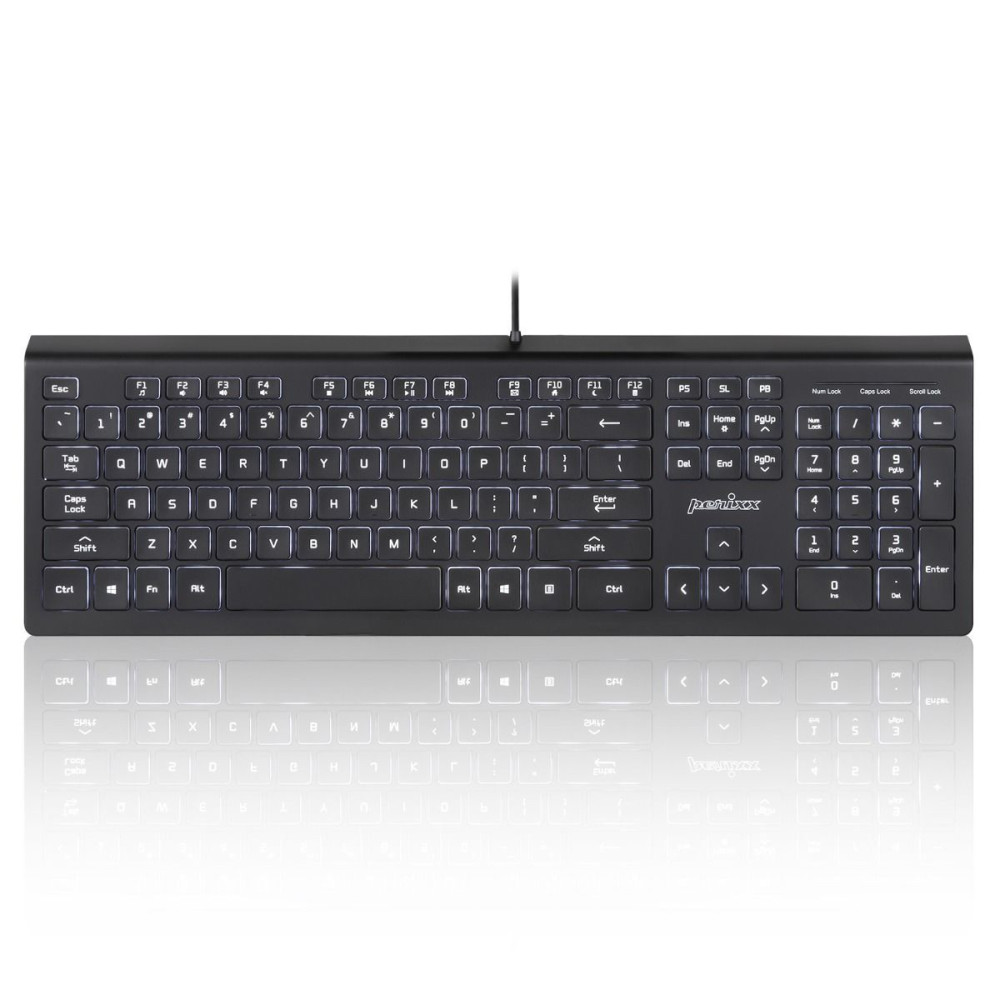 PERCL033148 PERIBOARD-324 Clavier Rétro-éclairé USB + Hub USB intégré PERCL033148 PERIBOARD-324 Clavier Rétro-éclairé USB + Hub USB intégré