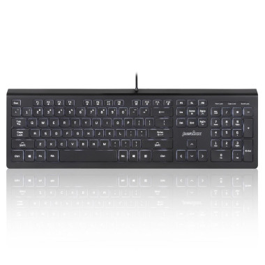 PERCL033148 PERIBOARD-324 Clavier Rétro-éclairé USB + Hub USB intégré