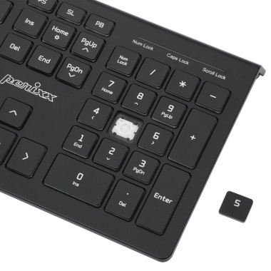 PERCL033148 PERIBOARD-324 Clavier Rétro-éclairé USB + Hub USB intégré