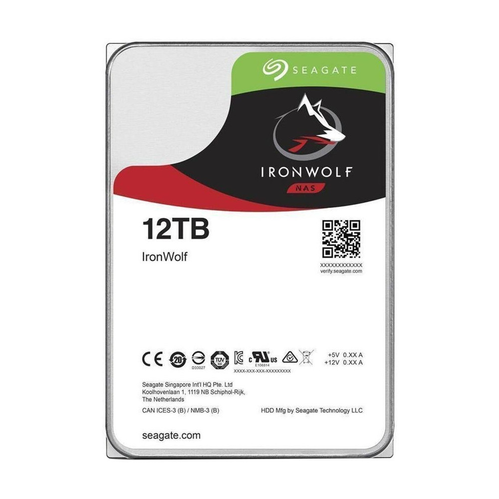 SEADD033811 3.5 - 26.1mm - IronWolf 12To - 7200T min - 256Mo cache - Sata 6Gb s - SEADD033811 3.5 - 26.1mm - IronWolf 12To - 7200T min - 256Mo cache - Sata 6Gb s -