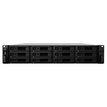 SYNBT029809 RS3618XS NAS Rack 2U pour 12DD 3.5 2.5p 2.4 2.7GHz 4Core 64bit 8Go 4LAN GbE USB3