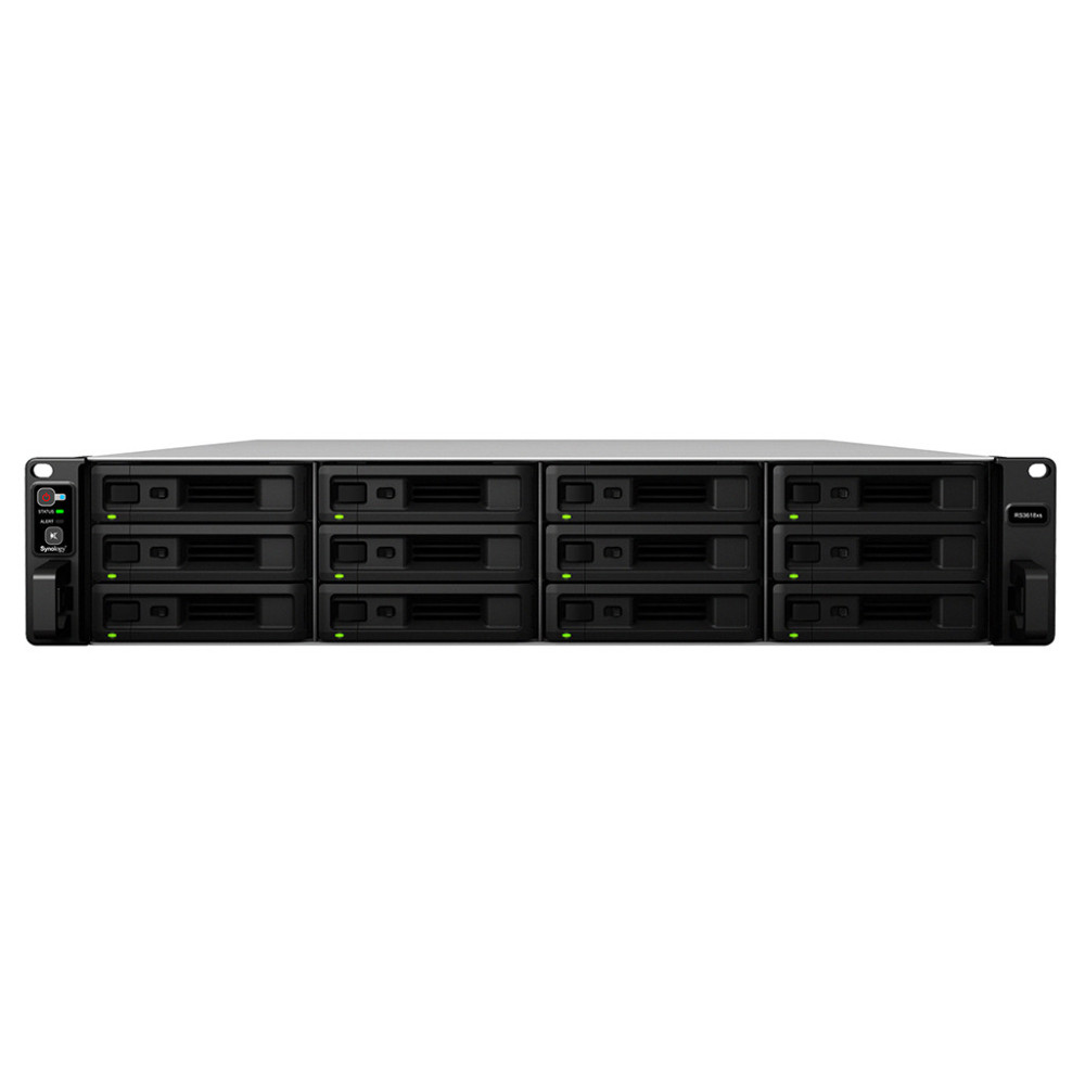 SYNBT029809 RS3618XS NAS Rack 2U pour 12DD 3.5 2.5p 2.4 2.7GHz 4Core 64bit 8Go 4LAN GbE USB3 SYNBT029809 RS3618XS NAS Rack 2U pour 12DD 3.5 2.5p 2.4 2.7GHz 4Core 64bit 8Go 4LAN GbE USB3
