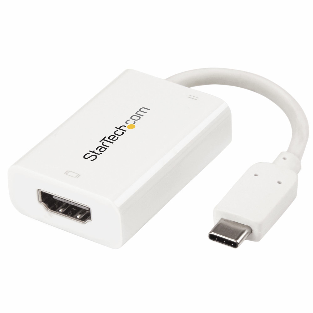 STAUS030196 USB-C vers HDMI blanc avec USB Power