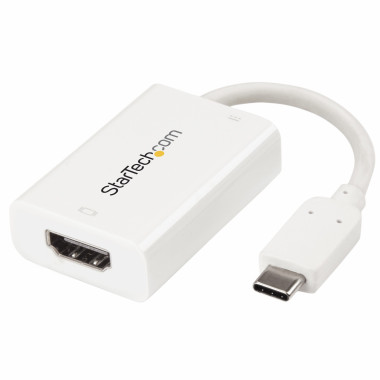 STAUS030196 USB-C vers HDMI blanc avec USB Power