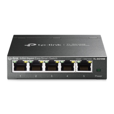 TPLSW032309 TP-LINK Switch Gigabit 5 ports 10 100 1000Mbps - Boîtier métal (Green)