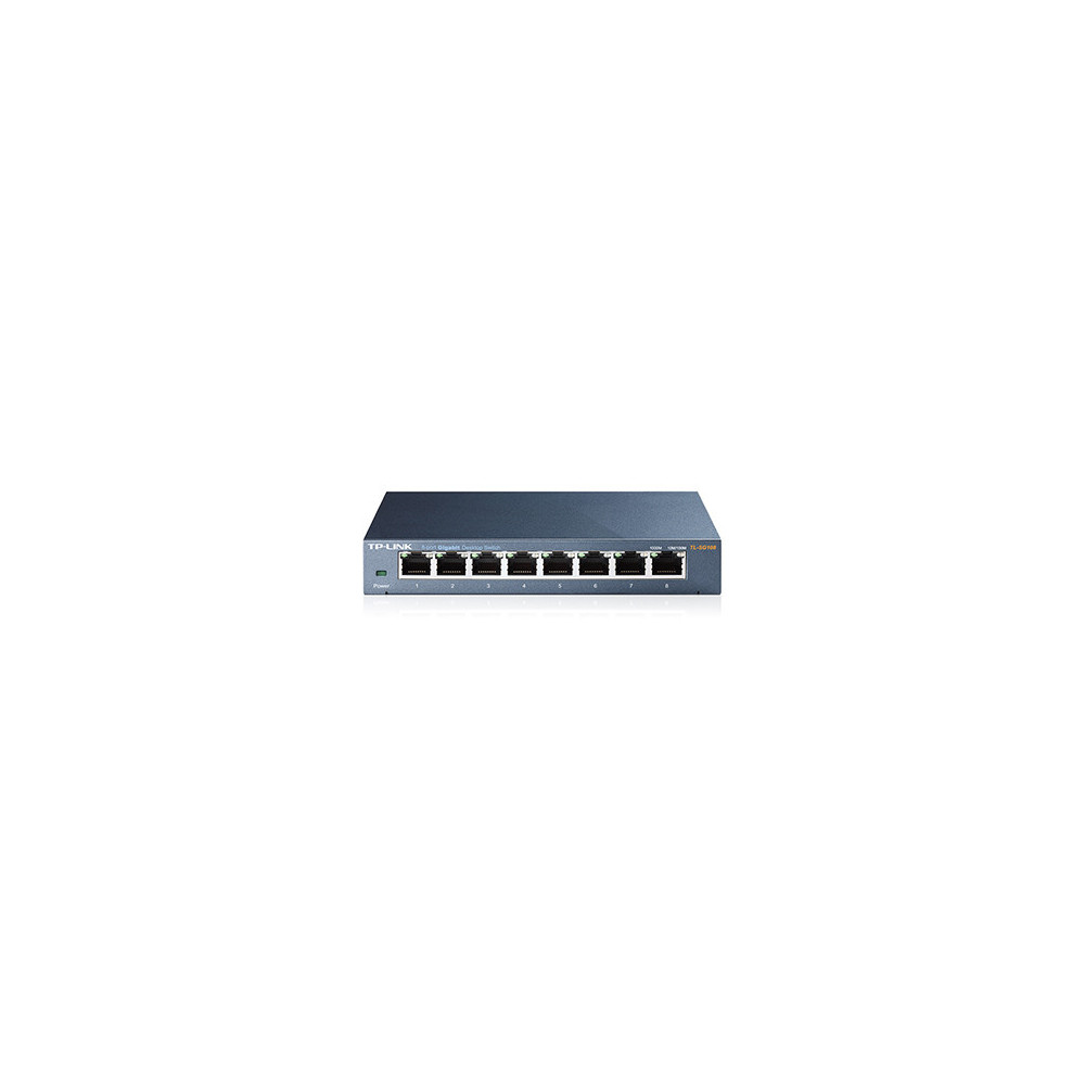 TPLSW028602 TP-LINK Switch de bureau 8 ports 10 100 1000Mbps - Boîtier métal